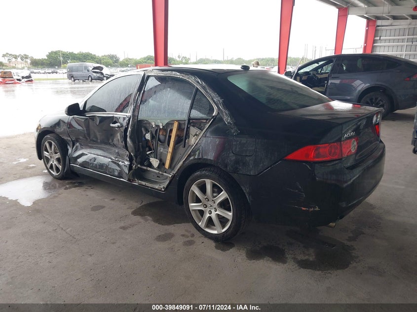 2005 Acura Tsx VIN: JH4CL96815C026052 Lot: 39849091