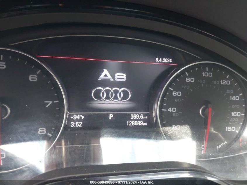 2012 Audi A8 L 4.2 VIN: WAURVAFD4CN021480 Lot: 39849095