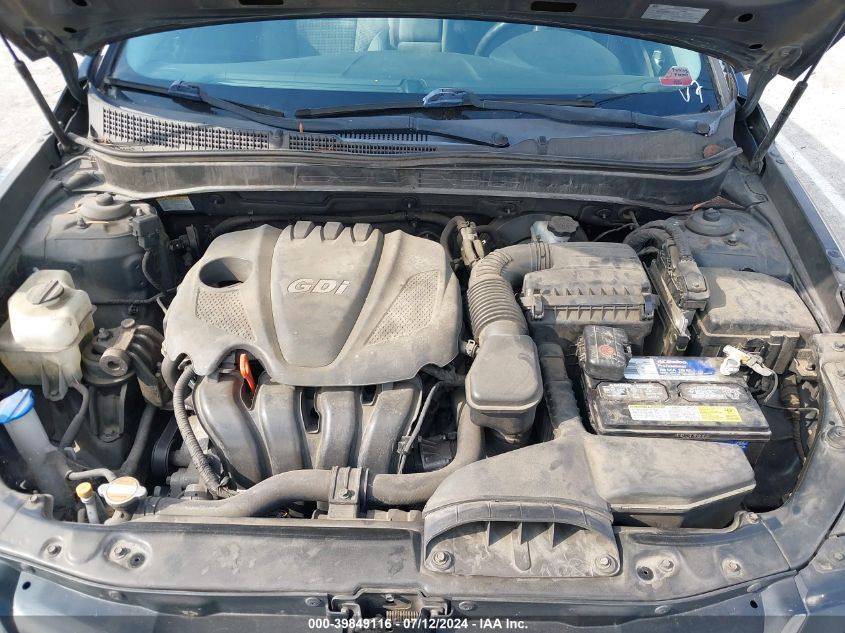 2012 Hyundai Sonata Gls VIN: 5NPEB4AC9CH323244 Lot: 39849116