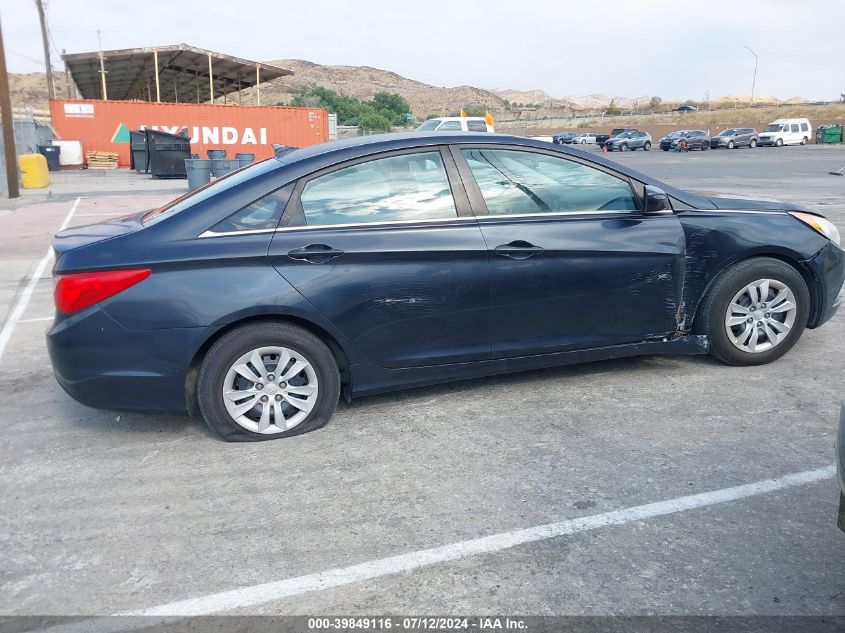 2012 Hyundai Sonata Gls VIN: 5NPEB4AC9CH323244 Lot: 39849116