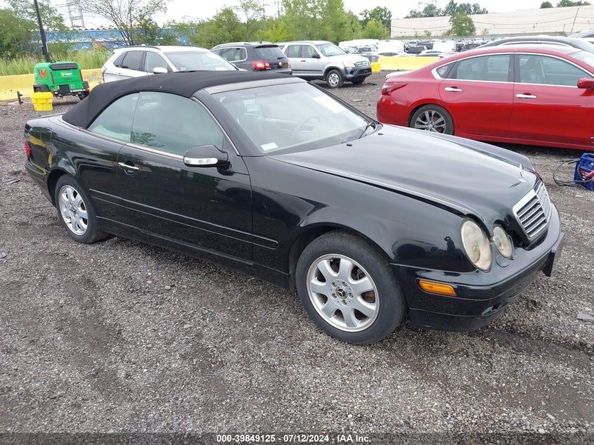 2001 Mercedes-Benz Clk 320 VIN: WDBLK65GX1T061418 Lot: 39849125