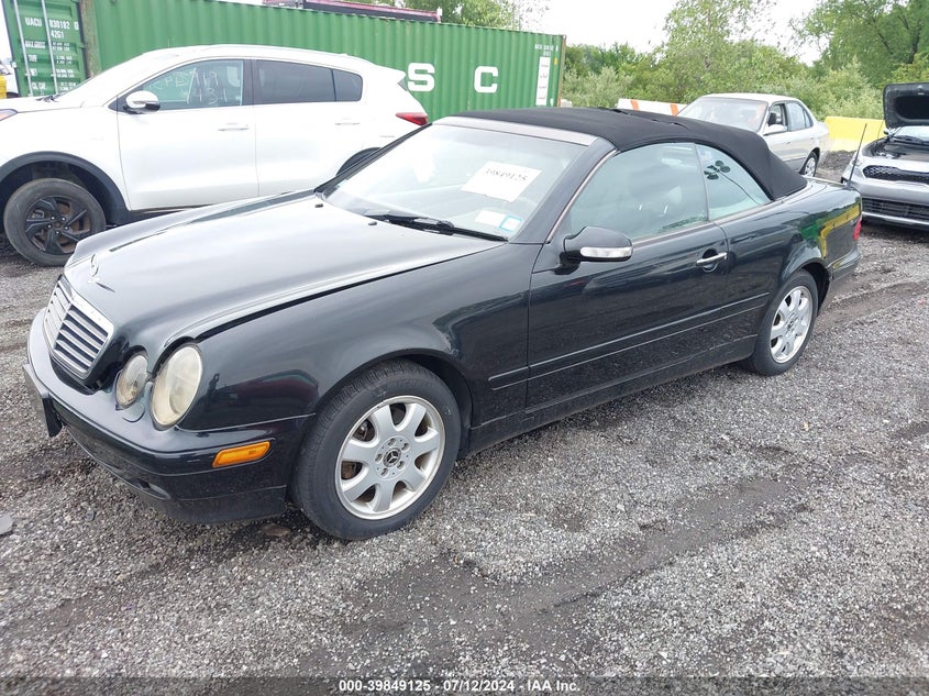 2001 Mercedes-Benz Clk 320 VIN: WDBLK65GX1T061418 Lot: 39849125