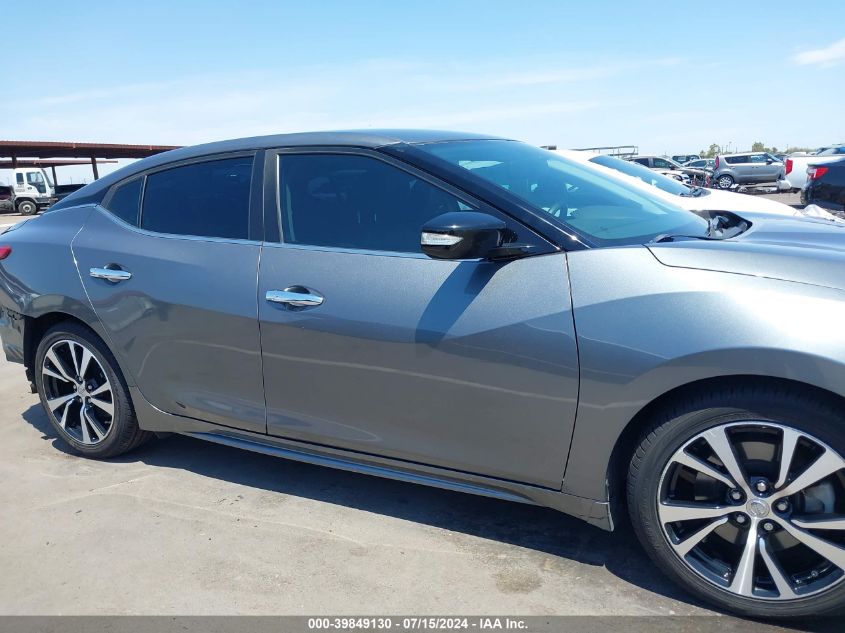 2018 Nissan Maxima 3.5 Sv VIN: 1N4AA6AP6JC390205 Lot: 39849130