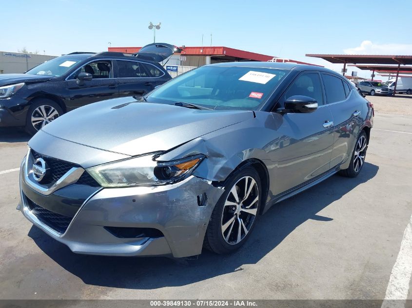 2018 Nissan Maxima 3.5 Sv VIN: 1N4AA6AP6JC390205 Lot: 39849130