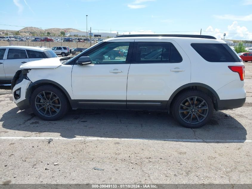 2017 Ford Explorer Xlt VIN: 1FM5K7D82HGA11900 Lot: 39849133