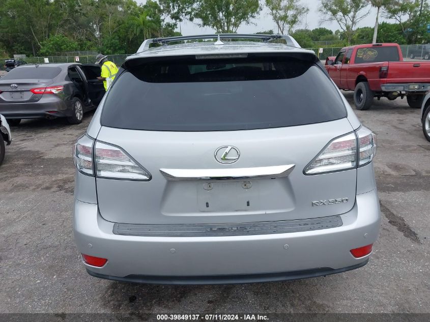 2011 Lexus Rx 350 VIN: 2T2ZK1BA7BC060830 Lot: 39849137