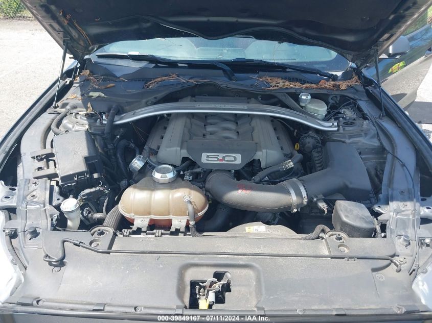 2017 Ford Mustang Gt Premium VIN: 1FA6P8CF6H5262887 Lot: 39849167