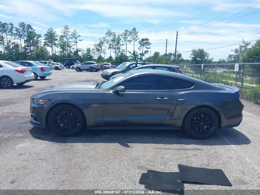2017 Ford Mustang Gt Premium VIN: 1FA6P8CF6H5262887 Lot: 39849167
