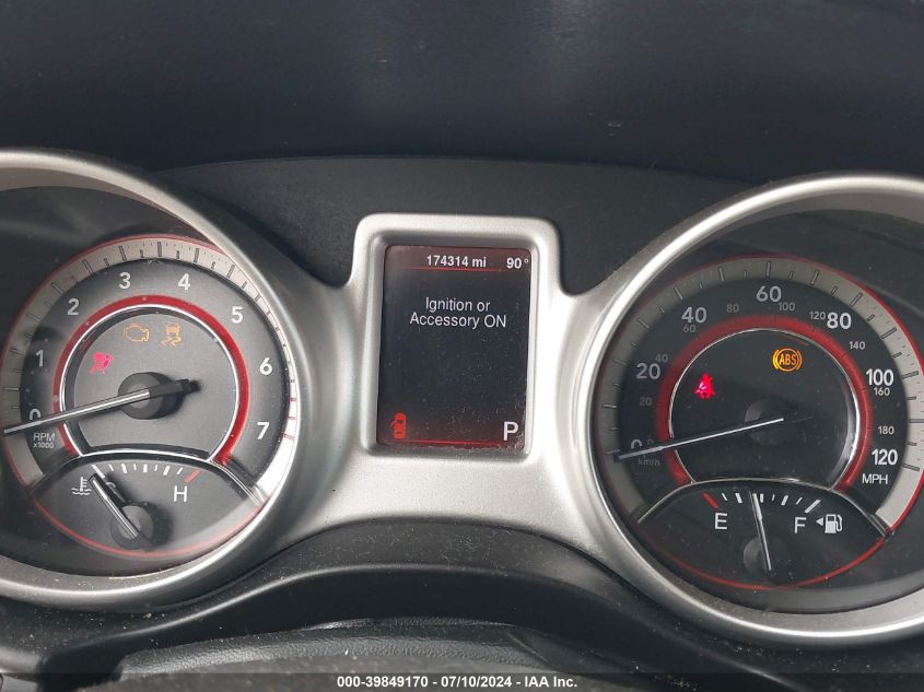 2013 Dodge Journey Se VIN: 3C4PDCAB1DT627853 Lot: 39848043