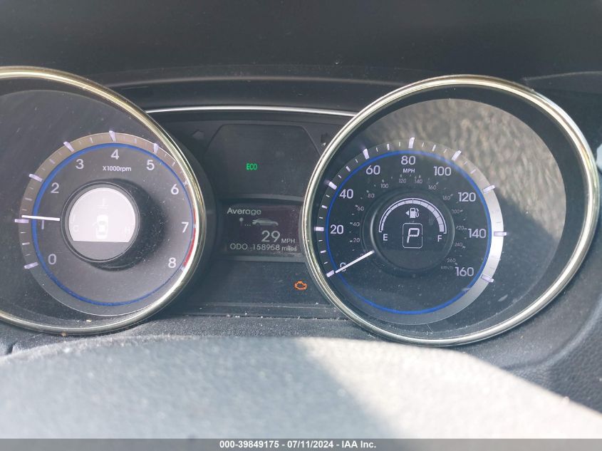 2012 Hyundai Sonata Limited VIN: 5NPEC4AC8CH433988 Lot: 39849175