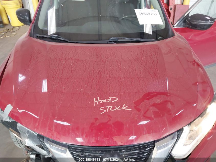 2017 Nissan Rogue Sv VIN: 5N1AT2MV4HC828183 Lot: 39849183