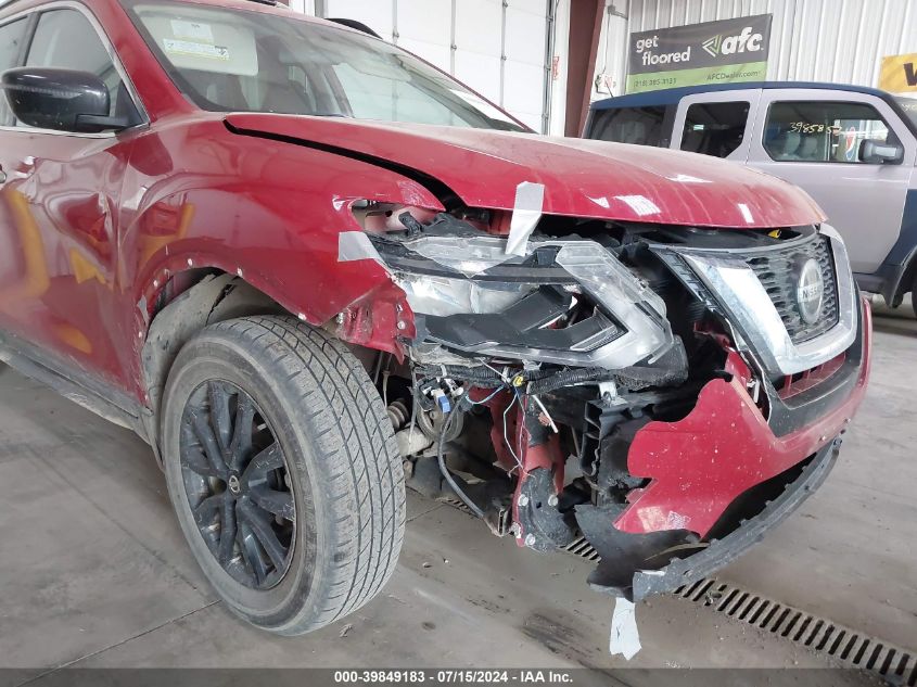 2017 Nissan Rogue Sv VIN: 5N1AT2MV4HC828183 Lot: 39849183