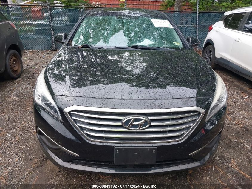 2016 Hyundai Sonata VIN: 5NPE24AF4GH407987 Lot: 39849192