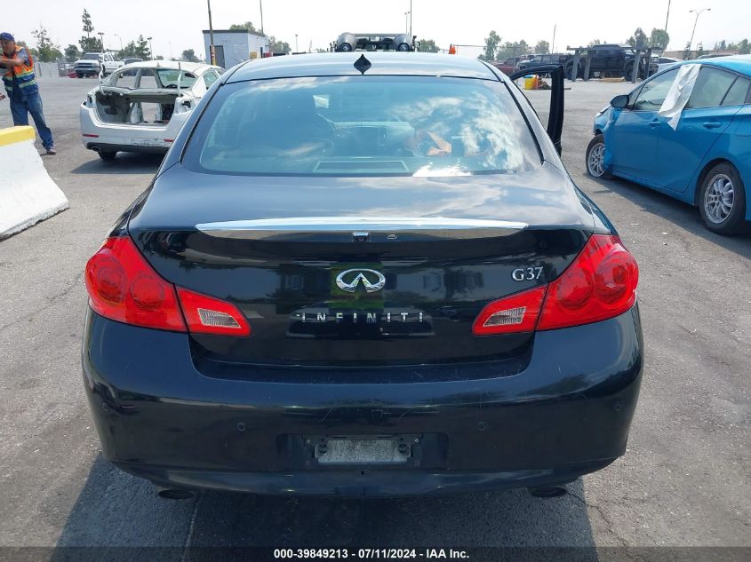 2010 Infiniti G37 Journey VIN: JN1CV6AP9AM204306 Lot: 39849213