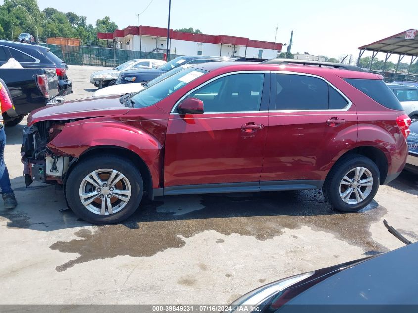 2016 Chevrolet Equinox Lt VIN: 2GNALCEK7G6165477 Lot: 39849231