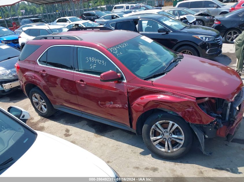 2016 Chevrolet Equinox Lt VIN: 2GNALCEK7G6165477 Lot: 39849231