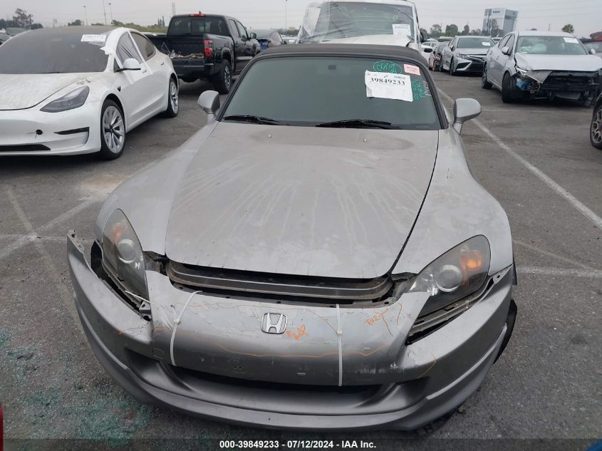 2004 Honda S2000 VIN: JHMAP21414T004249 Lot: 39849233