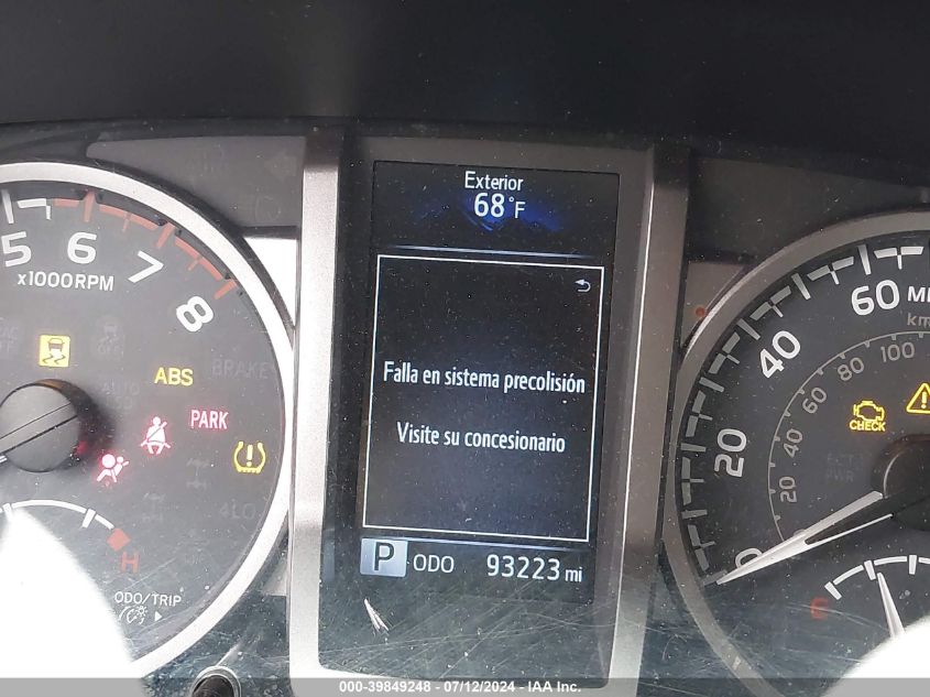 2018 TOYOTA TACOMA SR5 - 5TFAX5GNXJX116247