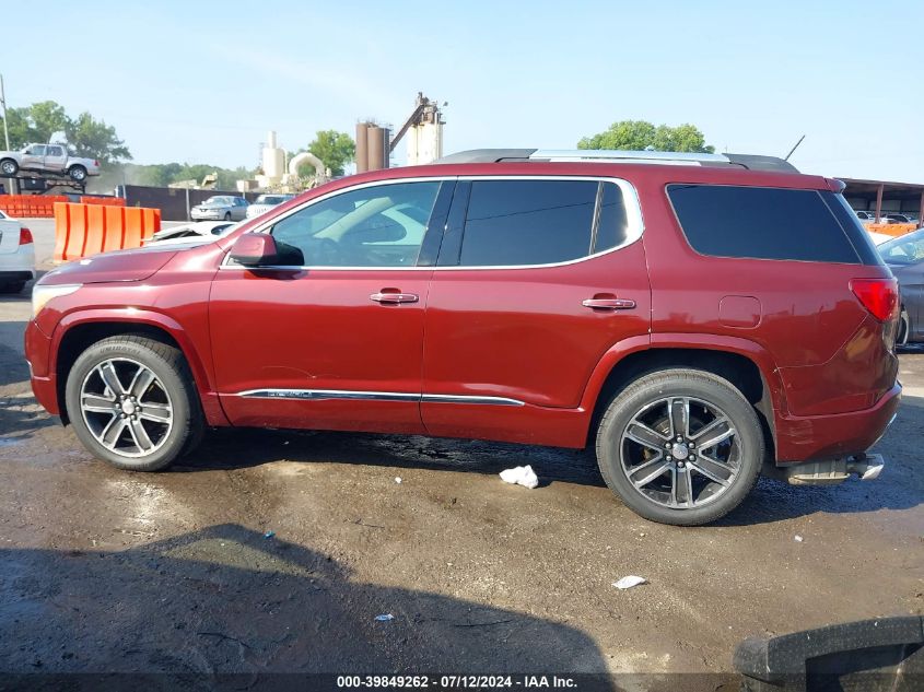 2017 GMC Acadia Denali VIN: 1GKKNPLS1HZ195473 Lot: 39849262