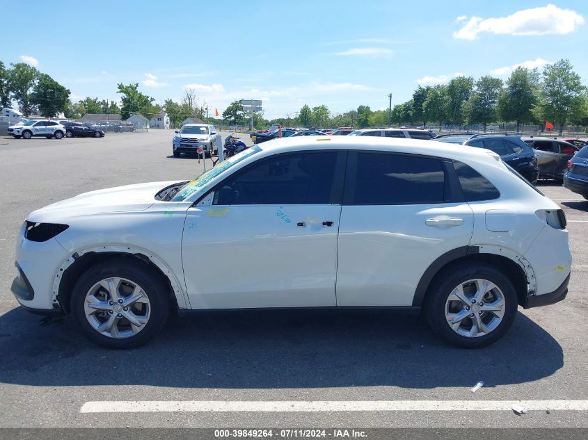 2023 Honda Hr-V Awd Lx VIN: 3CZRZ2H30PM729043 Lot: 39849264