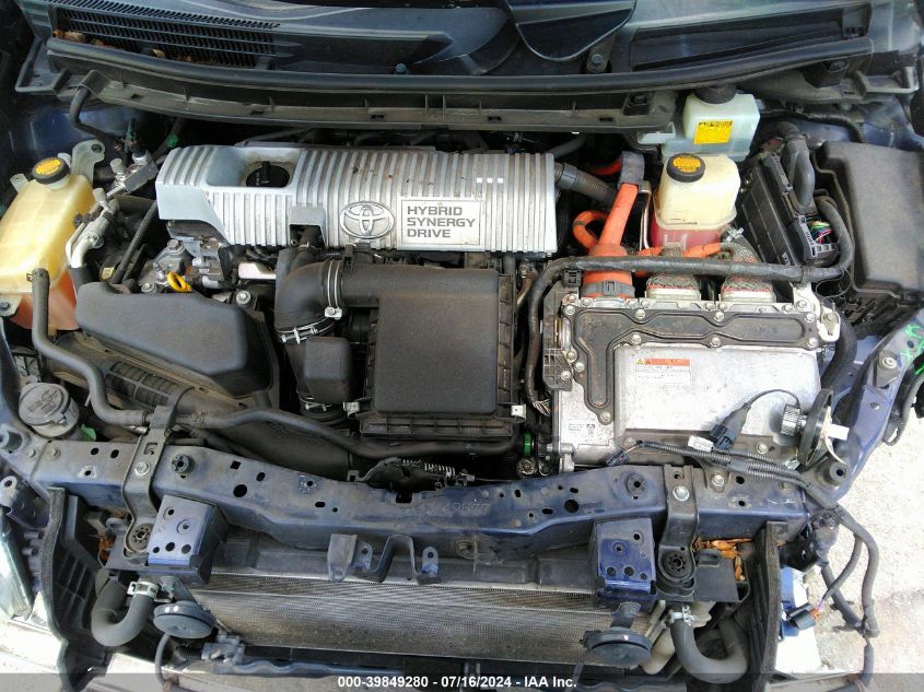 2012 Toyota Prius Two VIN: JTDKN3DUXC0333707 Lot: 39849280