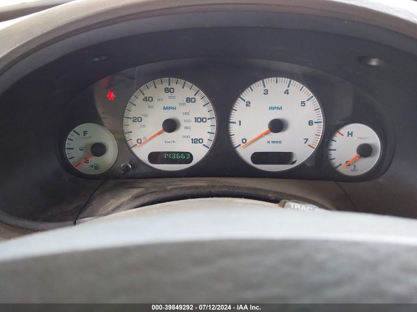 2002 Dodge Grand Caravan Ex VIN: 2B8GP74L82R579508 Lot: 39849292