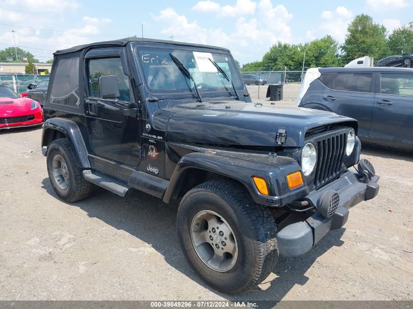 2000 Jeep Wrangler Sahara VIN: 1J4FA59S2YP753292 Lot: 39849296