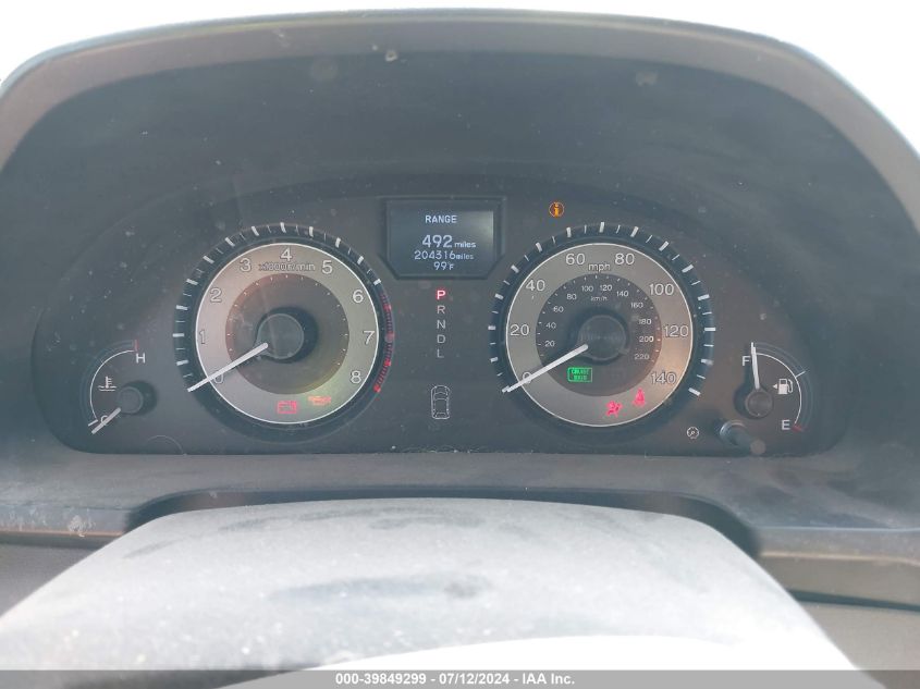 2011 Honda Odyssey Touring/Touring Elite VIN: 5FNRL5H91BB079908 Lot: 39849299