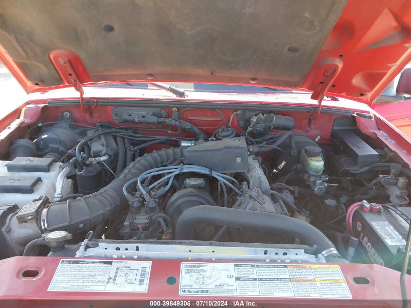 2000 Ford Ranger Xl/Xlt VIN: 1FTYR14C5YPA64637 Lot: 39849305