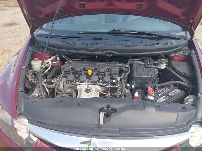 2010 Honda Civic Lx VIN: 19XFA1F51AE076268 Lot: 39849326