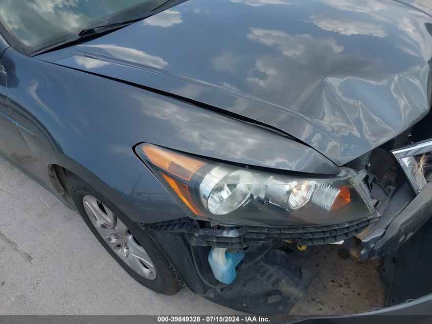 2010 Honda Accord 2.4 Lx-P VIN: 1HGCP2F48AA155911 Lot: 39849328