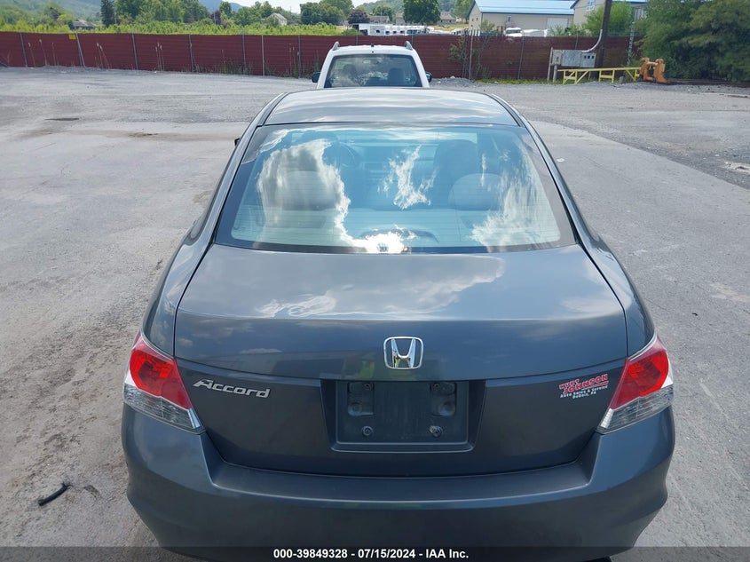2010 Honda Accord 2.4 Lx-P VIN: 1HGCP2F48AA155911 Lot: 39849328
