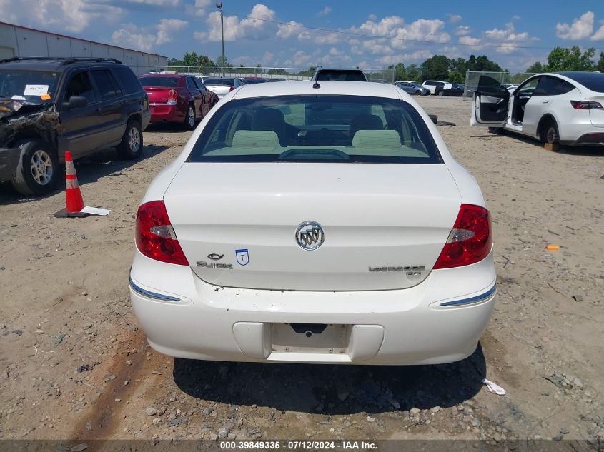 2008 Buick Lacrosse Cx VIN: 2G4WC582781261710 Lot: 39849335