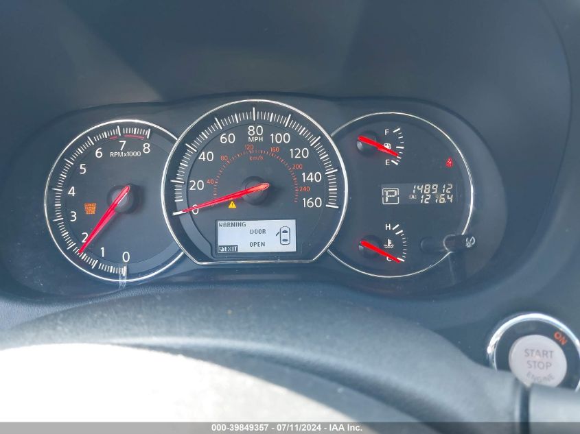 2014 Nissan Maxima 3.5 S/3.5 Sv VIN: 1N4AA5APXEC469876 Lot: 39849357