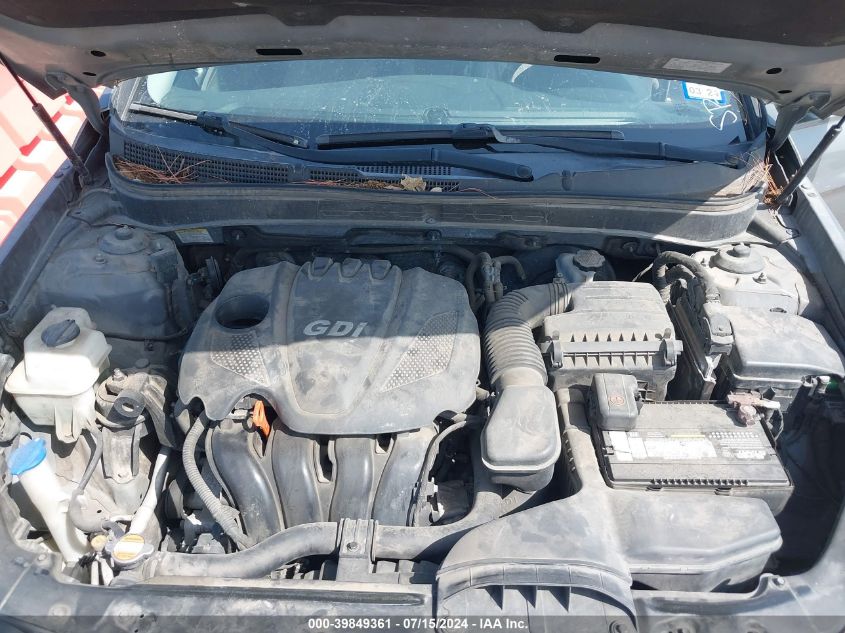 2012 Hyundai Sonata Gls VIN: 5NPEB4AC0CH459231 Lot: 39849361