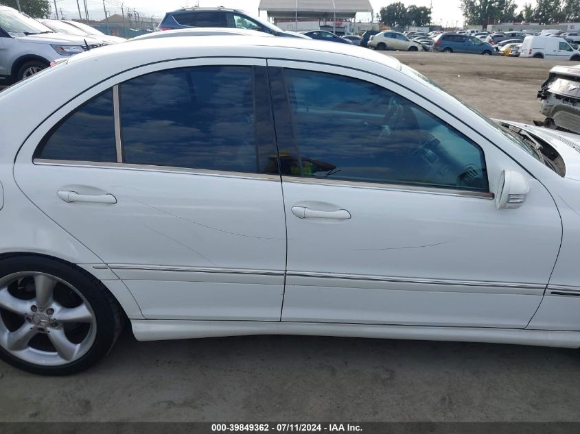 2005 Mercedes-Benz C 230 Kompressor Sport VIN: WDBRF40J85A730213 Lot: 39849362