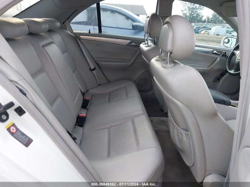 2005 Mercedes-Benz C 230 Kompressor Sport VIN: WDBRF40J85A730213 Lot: 39849362