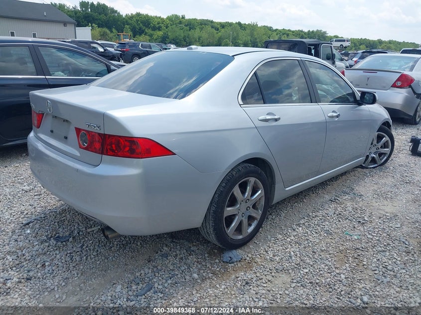 2005 Acura Tsx VIN: JH4CL96855C007035 Lot: 39849368