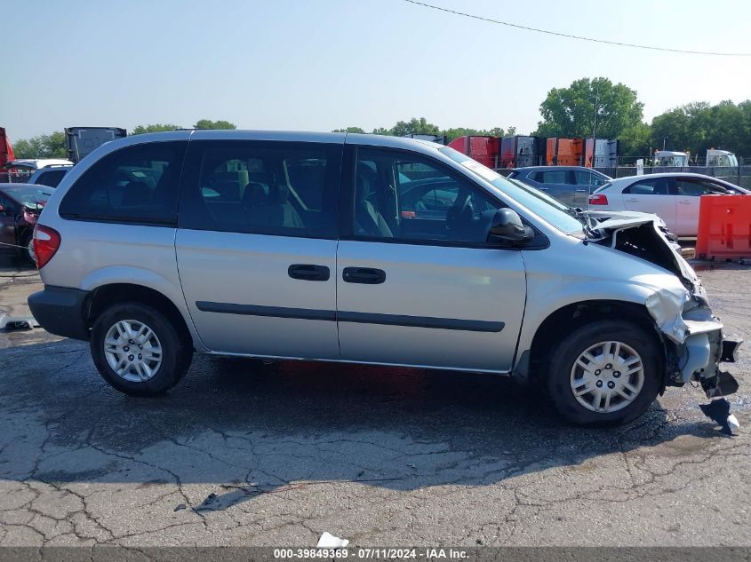 2005 Dodge Caravan Se VIN: 1D4GP25B65B410381 Lot: 39849369