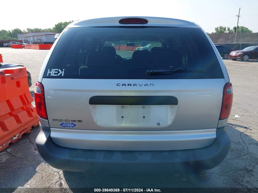 2005 Dodge Caravan Se VIN: 1D4GP25B65B410381 Lot: 39849369