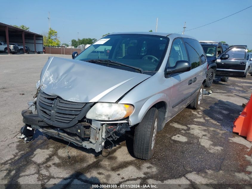 2005 Dodge Caravan Se VIN: 1D4GP25B65B410381 Lot: 39849369