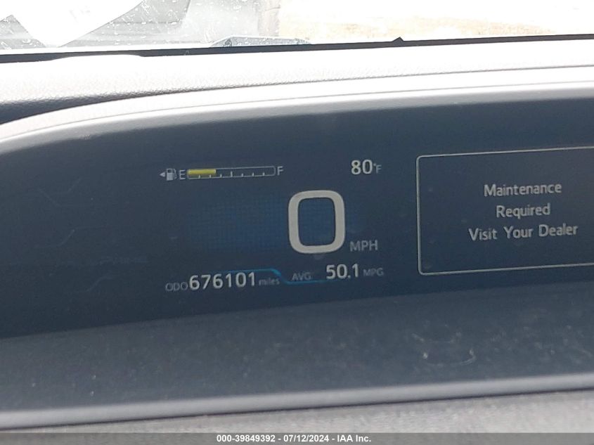 2018 Toyota Prius Prime Premium VIN: JTDKARFP1J3075501 Lot: 39849392