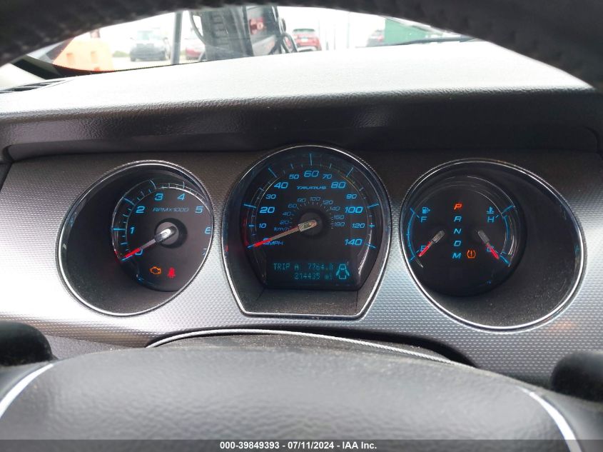 2010 Ford Taurus Sel VIN: 1FAHP2HW2AG132064 Lot: 39849393