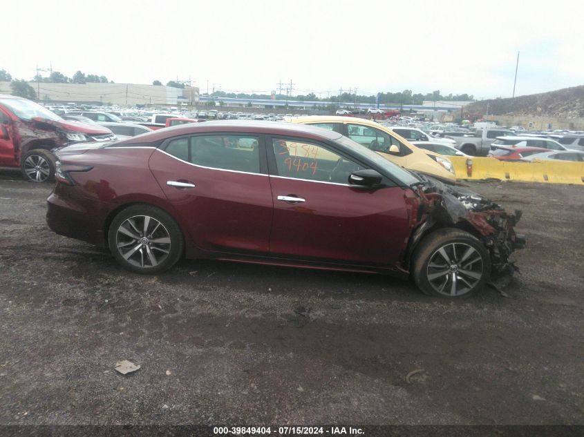 2020 Nissan Maxima Sv Xtronic Cvt VIN: 1N4AA6CV5LC371501 Lot: 39849404