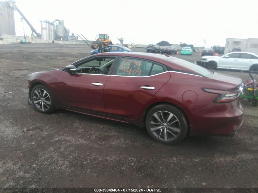 2020 Nissan Maxima Sv Xtronic Cvt VIN: 1N4AA6CV5LC371501 Lot: 39849404