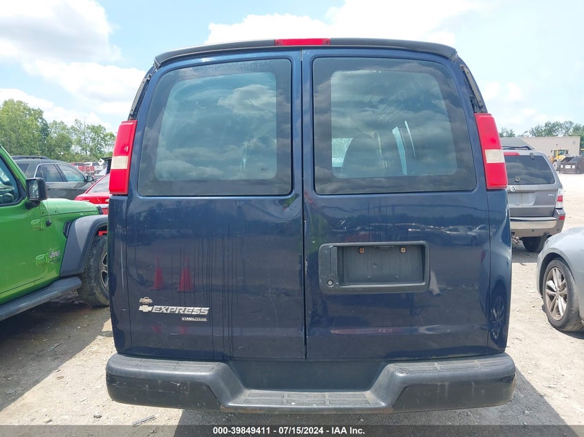 2013 Chevrolet Express 1500 Work Van VIN: 1GCSGAFX6D1133182 Lot: 39849411