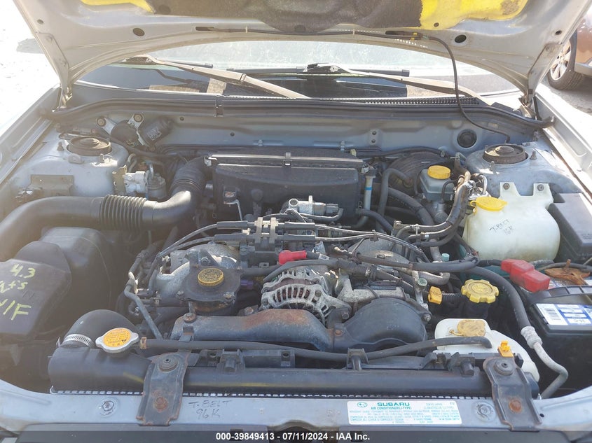 2002 Subaru Forester L VIN: JF1SF63512H713727 Lot: 39849413