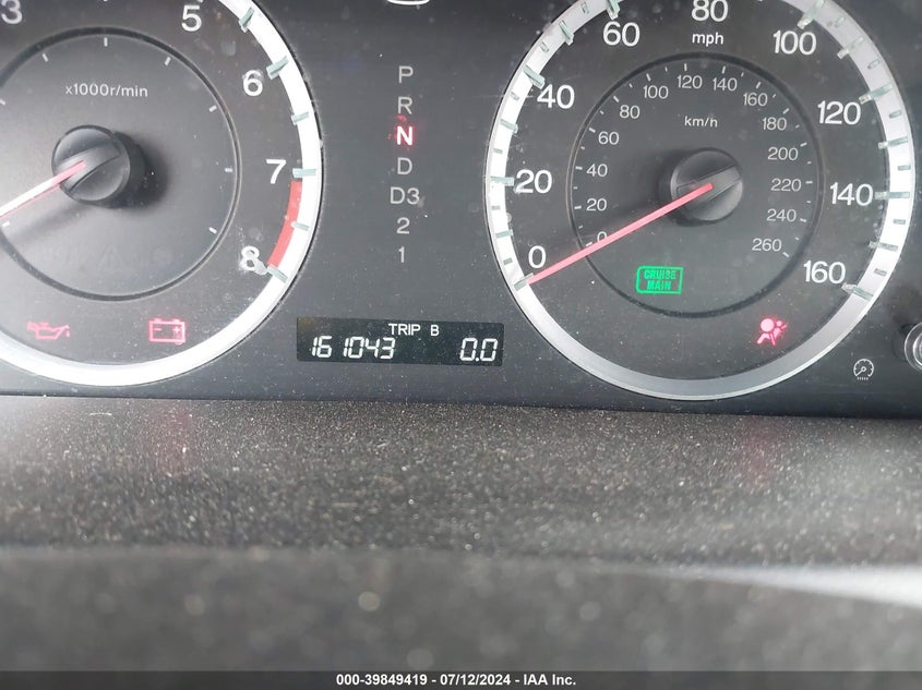 2009 Honda Accord 2.4 Ex VIN: JHMCP26709C004441 Lot: 39849419