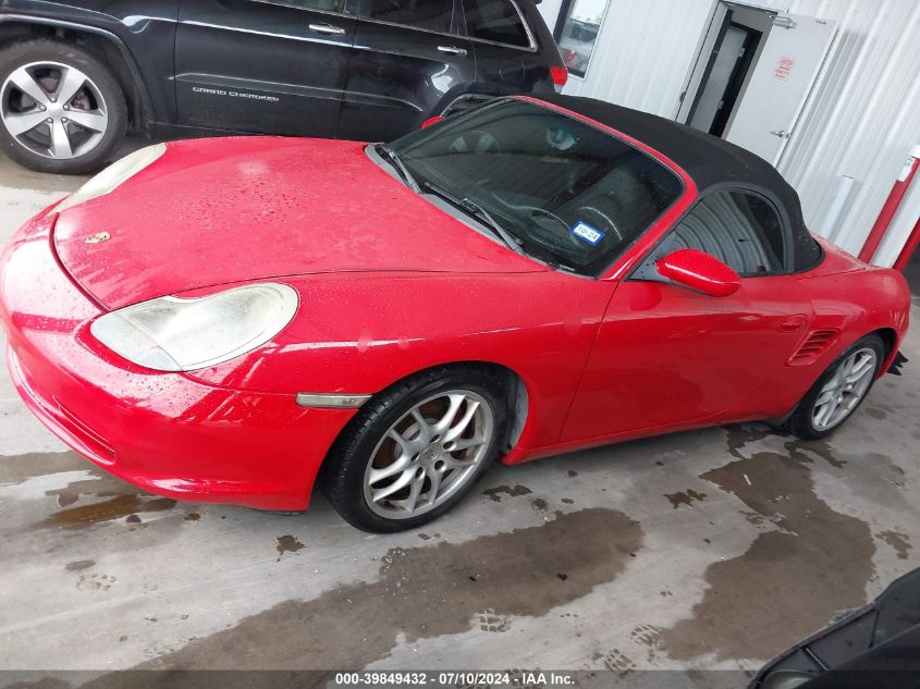 2003 Porsche Boxster VIN: WP0CA29813U621792 Lot: 39849432