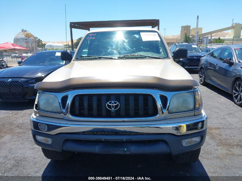 2002 Toyota Tacoma Prerunner V6 VIN: 5TEGN92N42Z130203 Lot: 39849451